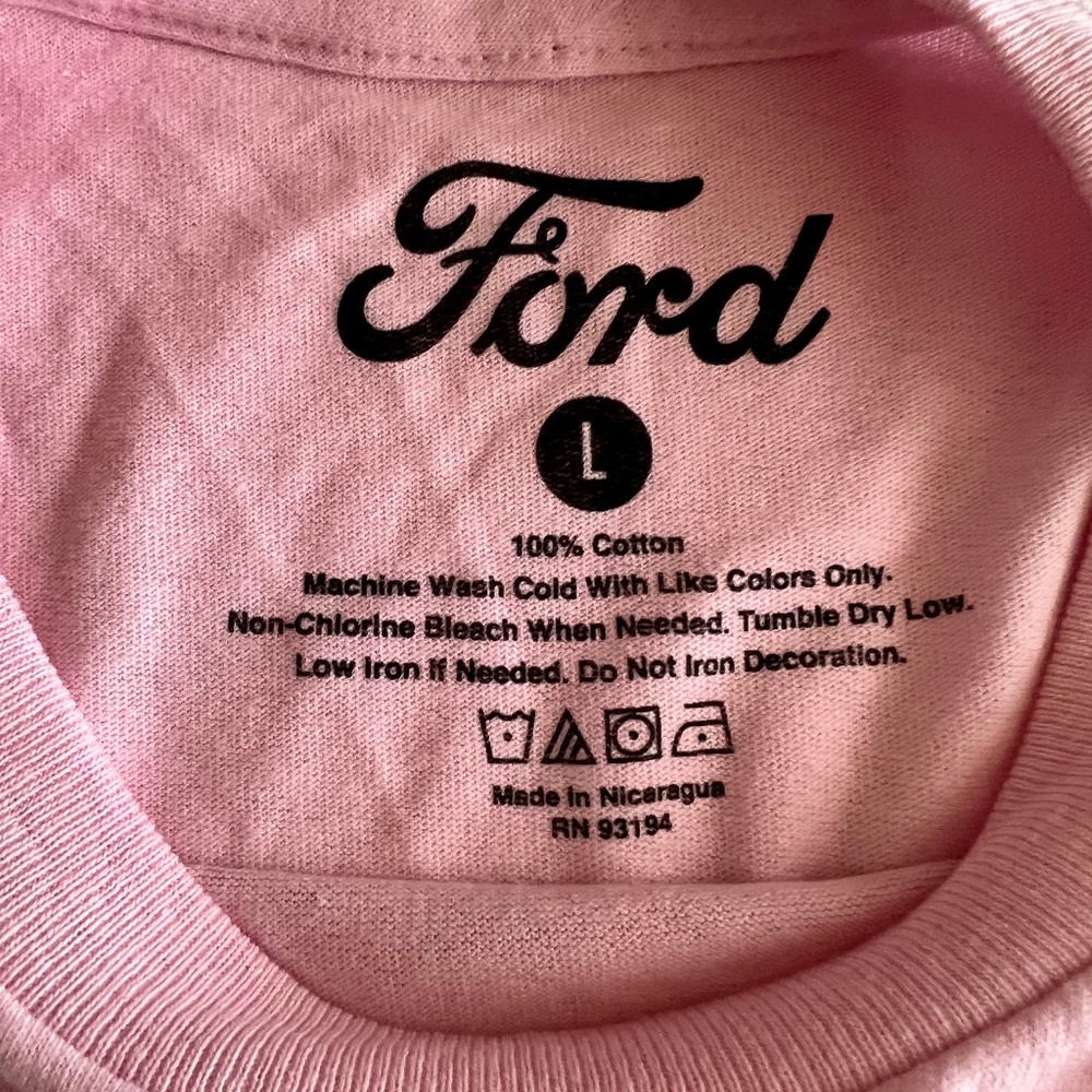 Ford Bronco Pink T-Shirt size Large - Picture 4 of 7